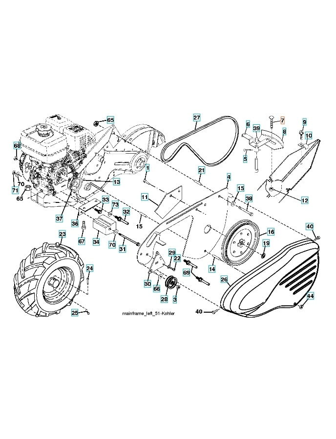 Carriage Bolt,1/4-20X1/2 8721104-04