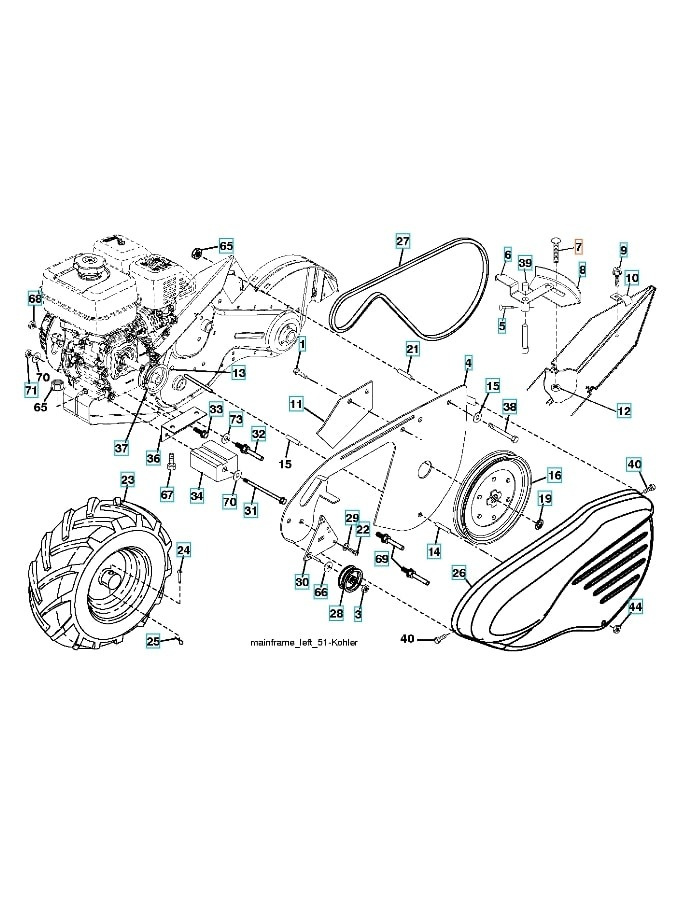 Carriage Bolt,1/4-20X1/2 8721104-04