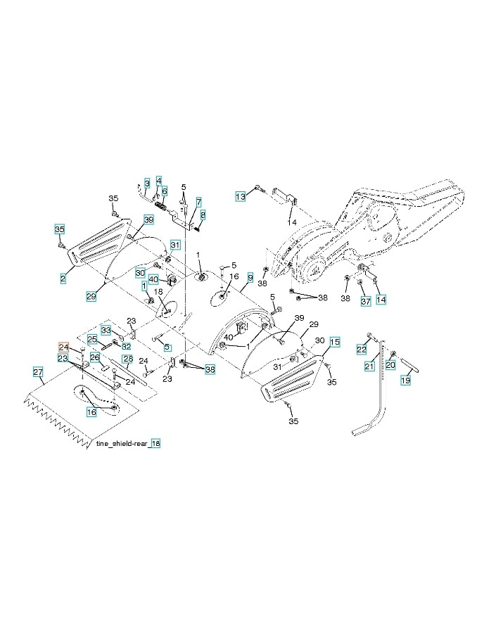 Bolt, 1/4-20X1/2 8721404-04
