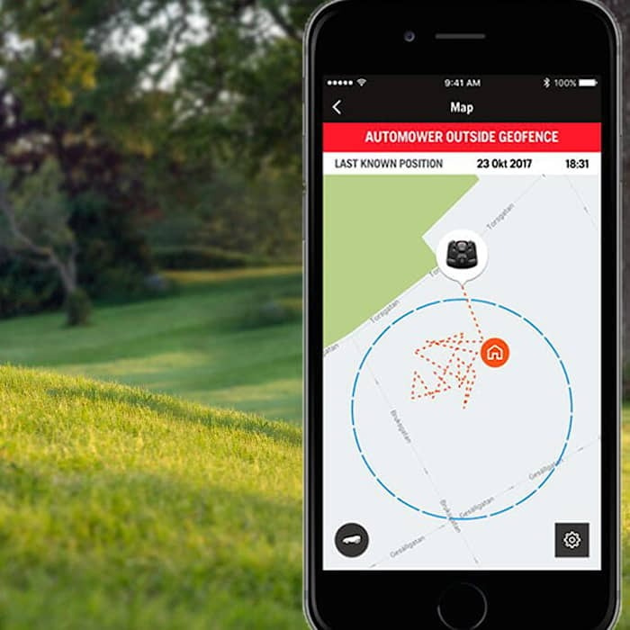 Husqvarna Automower® 410XE Nera Robotic Lawn Mower with EPOS plug-in kit