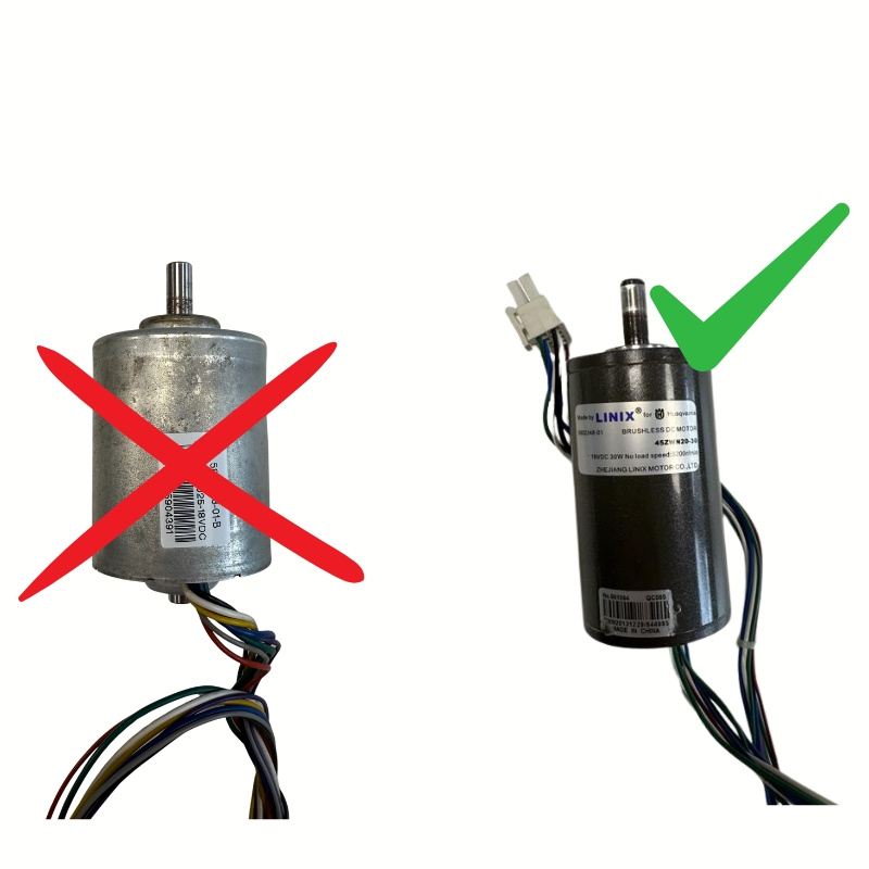 Cutting motor plate for Automower 320, 330X (LINIX)