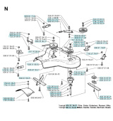 Belt kit Husqvarna Rider 850 Belt kit Husqvarna Rider 850